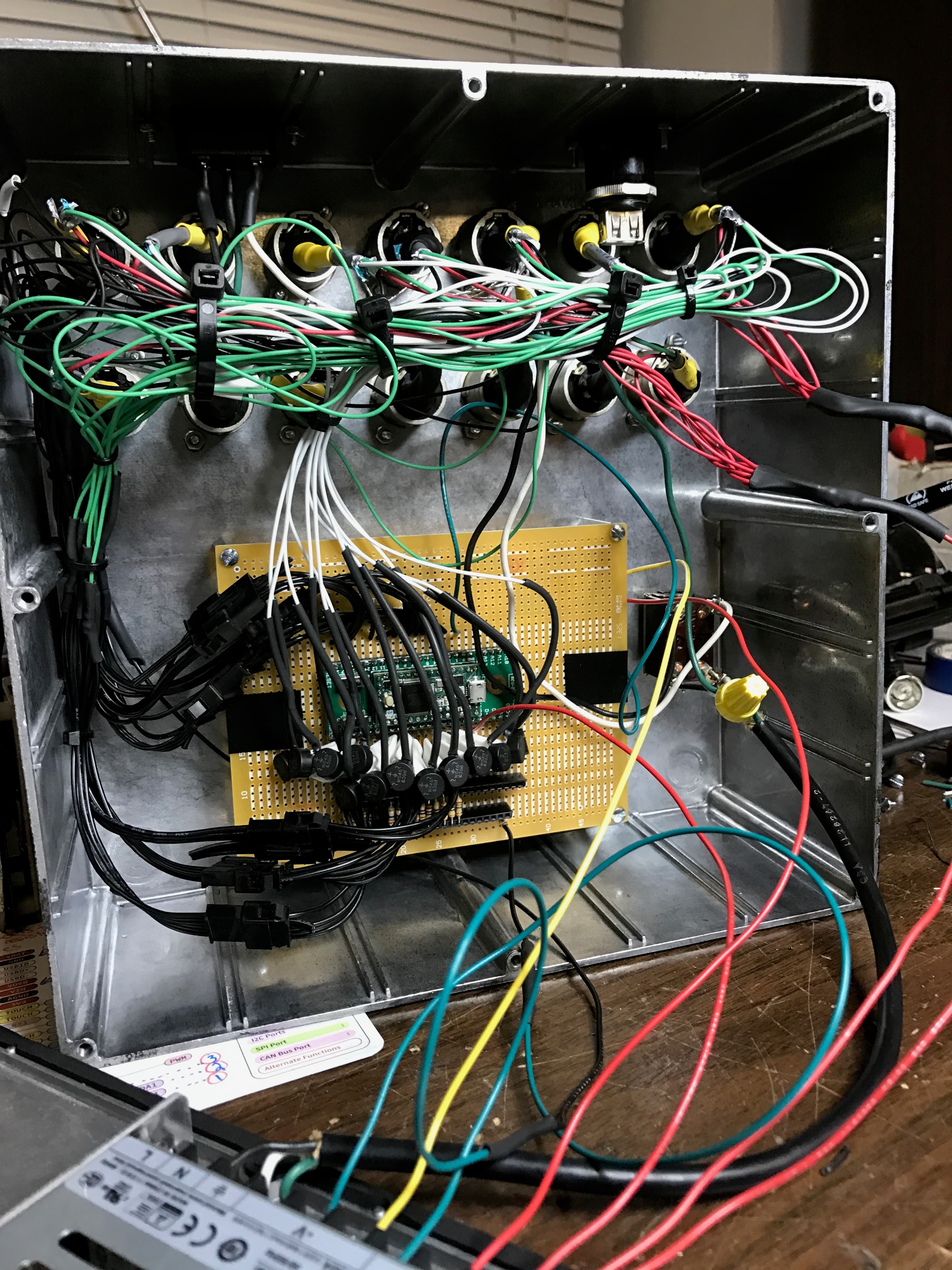 Inside of computer housing